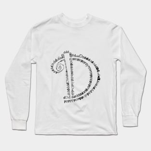 D letter Long Sleeve T-Shirt